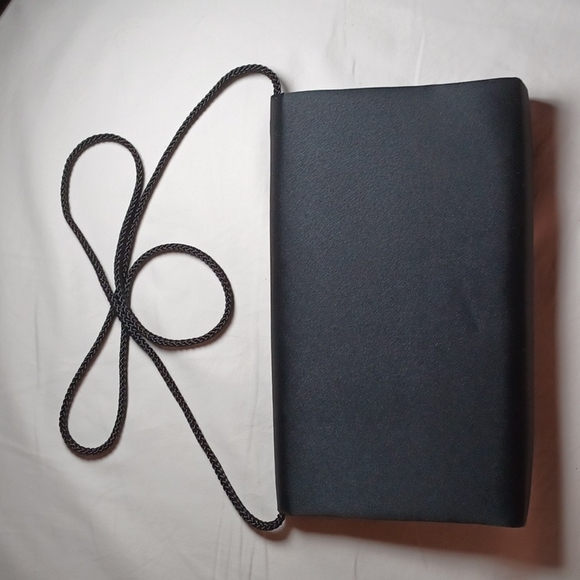 Vintage Satin Black Bow Mini Bag - Picture 2 of 12